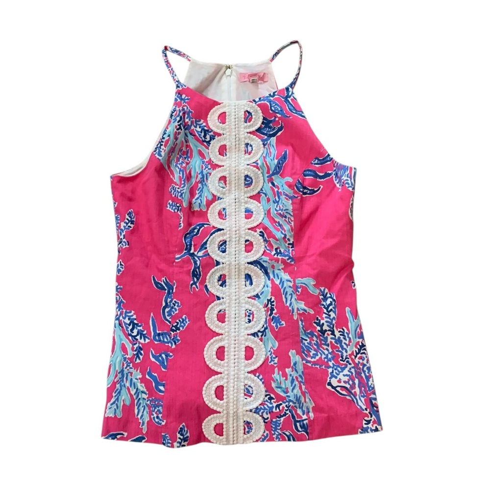Lilly Pulitzer Anabelle Top 100% Cotton size 4